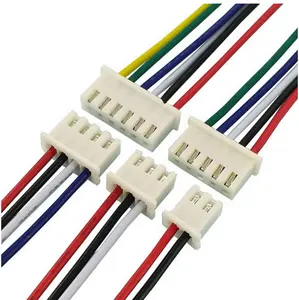 JST XH 2.54ミリメートル2P 3P 4P 5P 6P Male Connector Extension Cable Assembly