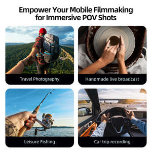 TELESIN Magnetic Phone Camera Shoot Hand <b>Grip</b> Phone Holder Shooting Aid Remote <b>Control</b> Handle for Iphone HUAWEI SAMSUNG Phone - Product Image 4