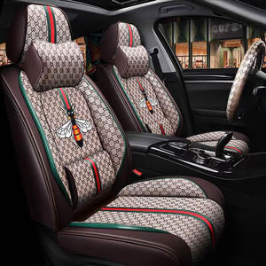 Ensemble complet de housses de siège de voiture en cuir de marque 3D pour Mercedes Benz <span class=keywords><strong>Bmw</strong></span> pour Toyota Classe E <span class=keywords><strong>X5</strong></span> X1 - Product Image 4