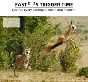 Nouvelle caméra de détection d'animaux sauvages 4K haute <span class=keywords><strong>définition</strong></span> 48MP, étanche IP67, avec connexion point à point et contrôle Wi-Fi, activée par le mouvement - Product Image 3
