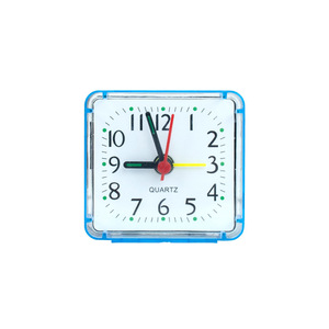 Square Alarm <b>Clock</b> 6mm Thick <b>Battery</b> Operated Electronic <b>Clock</b> For Bedroom Student Use Back To School - Product Image 4