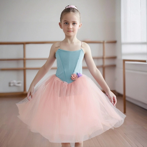 Falda española roja elegante profesional para mujeres y niñas, traje de baile de bailarina, puesta en escena para niños, fiesta, Ballet para niños - Product Image 1