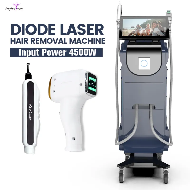 Ce Goedgekeurde Machine Professionele Tattoo Verwijdering Nd Yag Carbon Peeling Laser Ontharing Diode