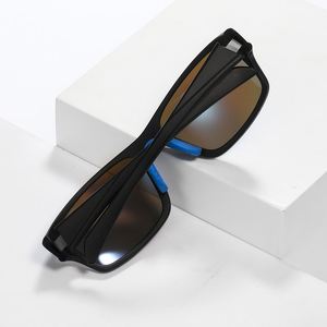 Lunettes de soleil polarisées carrées anti-éblouissement pour hommes, idéales pour la conduite, la pêche et le sport, avec logo personnalisé, collection 2024 - Product Image 3
