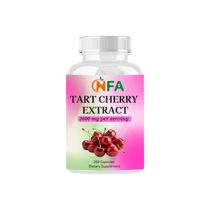 Cápsulas de Extracto de Cereza Agria ODM OEM 3600mg por Porción, con Harina de Arroz, Antioxidante Natural, Alivio del Dolor Muscular y Mejora del Sueño - Product Image 1