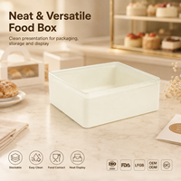 Boîte d'emballage en gros pour sushis, desserts, pâtisseries, gâteaux, miel, biscuits, rouleaux de fromage, plateaux pour contenants alimentaires