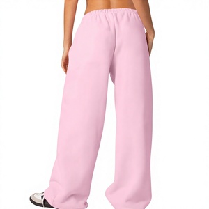 High Quality Material Women Baggy Sweatpants Comfortable Loose Fit Fleece Track Pants Ladies Mid Waist Casual Wear Joggers Women - Product Image 6