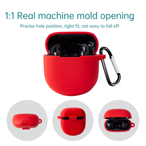 Convient aux écouteurs <span class=keywords><strong>Bose</strong></span> <span class=keywords><strong>QuietComfort</strong></span> Il Case Dustproof Durable Silicone Earphone Protective Cover with Keychain - Product Image 3