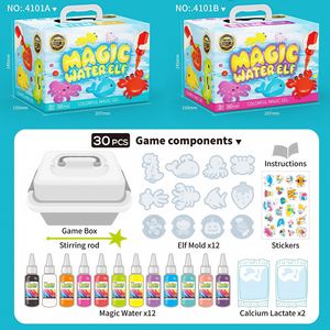 Juguete Mágico de Agua Elfo Explosivo Transfronterizo, Set de Hidrogel Mágico para Bebés, Graffiti Acuático DIY Hecho a Mano - Product Image 6