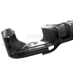สปอยเลอร์กันชนหลังรถยนต์แบบดิฟฟิวเซอร์สีดำเงา สำหรับตกแต่ง BMW X3 G01 G08 ปี 2022+ อุปกรณ์ตกแต่งรถยนต์ - Product Image 3