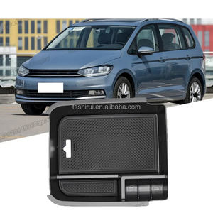 Reposabrazos de coche caja de almacenamiento organizador para Volkswagen <span class=keywords><strong>Touran</strong></span> <span class=keywords><strong>VW</strong></span> 2016 2017 2018 2019 2020 2021 2022 accesorios interiores <span class=keywords><strong>R</strong></span> <span class=keywords><strong>Line</strong></span> - Product Image 1