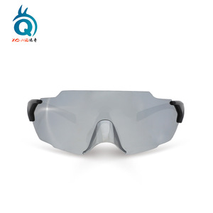 Lunettes de soleil polarisées Xq-Ho pour le cyclisme, design sans monture avec protection nasale, pour les sports de plein air, hommes et femmes, avec étui XQ-552A - Product Image 5