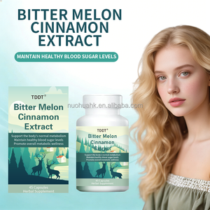 TDDT Extrait de Melon Amer et de Cannelle 45 Capsules Complément Herbal Soutien au Bien-être Métabolique - Product Image 1