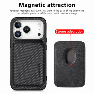 Étui portefeuille magnétique détachable en cuir élégant et minimaliste pour <span class=keywords><strong>iPhone</strong></span> 17 Pro Max Pro Air <span class=keywords><strong>iPhone</strong></span> 16 15 14 13 <span class=keywords><strong>12</strong></span> – Coque antichoc - Product Image 1