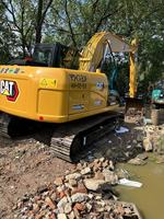 Excavatrice CAT312D2GC d'occasion de haute qualité, poids opérationnel de 12 tonnes, pompe hydraulique et roulement inclus