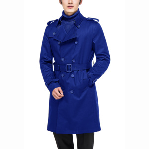 Manteau long en cachemire pour homme, <span class=keywords><strong>trench</strong></span>-coat, grande taille, haute qualité, nouveau design - Product Image 5