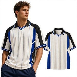 Camisetas de Fútbol Retro Personalizadas al por Mayor, Camisetas de Fútbol Vintage, Uniformes de Equipo Personalizados por Sublimación OEM, 100% Personalizables - Product Image 3