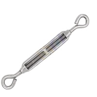 Tendeur de câble en acier inoxydable 304 et 316, à tige filetée, corps fermé avec mâchoires