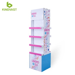 Quà Tặng tùy chỉnh in hai mặt sóng hiển thị mỹ phẩm Kệ hiển thị truy cập cửa hàng các tông cutout <span class=keywords><strong>Standee</strong></span> - Product Image 6