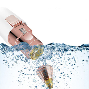 Mặt tóc loại bỏ đối với phụ nữ, <span class=keywords><strong>Mini</strong></span> tóc Remover, dao cạo dao cạo điện với <span class=keywords><strong>USB</strong></span> có thể sạc lại cho đôi môi cằm đào lông tơ cổ - Product Image 5