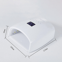 Lampe à ongles sans fil 48W rechargeable UV LED pour ongles en gel, lampe à ongles LED, sécheuse à gel pour salon