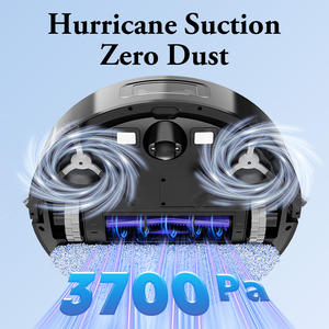 مكنسة روبوت ذكية قابلة لإعادة الشحن مع ممسحة وفلتر HEPA للأرضيات الصلبة، تنظيف رطب/جاف للاستخدام في الفنادق والمنازل - Product Image 2