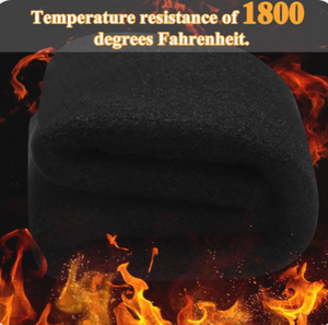 Feutre en fibre de polyacrylonitrile pré-oxydé sur mesure 1-10 mm, 100g-2200g/m², couverture souple en fibre de carbone résistante à la chaleur, rembourrage ignifuge - Product Image 6