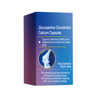 Capsules de Glucosamine et Chondroïtine Sulfate Premium pour l'Entretien Quotidien des Articulations, Formule de Soutien Nutritionnel pour Adultes, Personnalisation