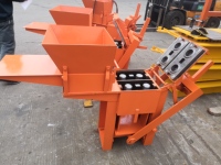 Machine à fabriquer des briques d'argile manuelle QMR2-40, machine à blocs de terre compressée
