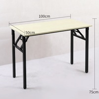 Table pliante de bureau moderne, bon marché