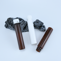 Bouteille de liquide oral tubulaire pharmaceutique en plastique de qualité alimentaire de 30ml Bouteille en PP Bouteille en plastique à long tube avec couvercles inviolables