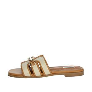 Sandalias Planas Beige para Mujer Ferre F-255 - Product Image 1