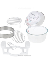 220V-240V ménage visuel intelligent numérique verre profond friteuses à air électriques infrarouge visuel Convection four halogène