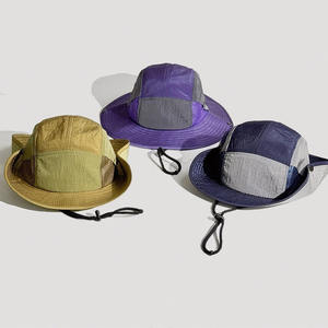 <span class=keywords><strong>Cappello</strong></span> a secchiello personalizzato in poliestere impermeabile con protezione solare, in nylon, per sport all'aperto, trekking, pesca, corsa, con cordino e occhiali da sole - Product Image 2