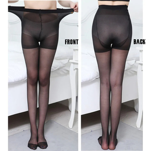 Của Phụ Nữ Sexy Sáng Bóng Nylon Vớ Thoáng Khí In Pantyhose Với Giày Cao Gót Nhật Bản Vớ - Product Image 3