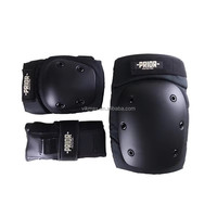 Genouillères de skateboard réglables, équipement de protection professionnel, écologiques, coque en PP imperméable, nylon
