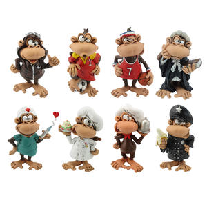 <span class=keywords><strong>D</strong></span>écoratif bibelots dessin animé singe statue humour animal résine ornement professionnel figure <span class=keywords><strong>d</strong></span>écoration pour nouveauté cadeaux - Product Image 1
