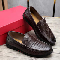Mocassins Oxford tendance pour hommes – Chaussures plates à enfiler, confortables, légères et respirantes pour la conduite et les occasions formelles