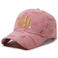 Origineel geborduurde 6-panel baseballcap heren 2026 Nieuwe vintage veelzijdige outdoor sport pet OEM kleine serie op maat