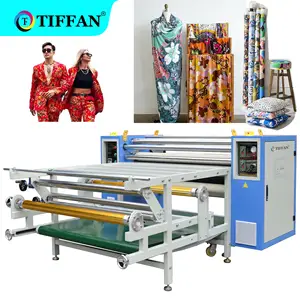 TIFFAN mesin Transfer panas Gulung 1.9m, untuk Pencetakan sublimasi pewarna kain di Guangzhou