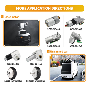 Elektrikli yüksek tork iç Rotor BLDC Motor aktüatör için kalıcı mıknatıs 48v düz - Product Image 4