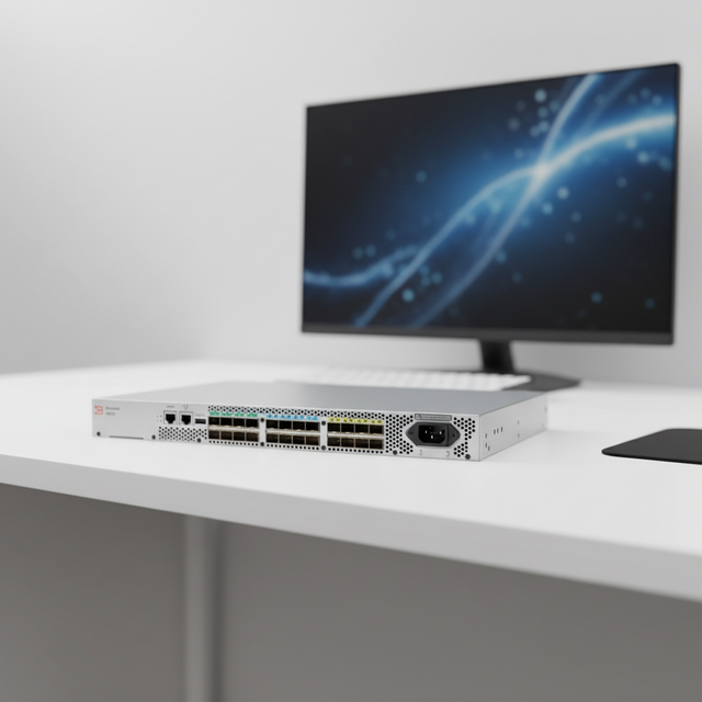 PoE Rack Mount Network Switch 24 Port Fibre Channel SAN with SNMP and QoS Support