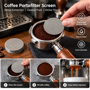 Grille <span class=keywords><strong>de</strong></span> tamisage pour expresso <span class=keywords><strong>en</strong></span> acier inoxydable, maille métallique, découpe précise, granulométrie personnalisée, pour boulangerie et kit <span class=keywords><strong>de</strong></span> café <span class=keywords><strong>de</strong></span> camping, livraison rapide - Product Image 6