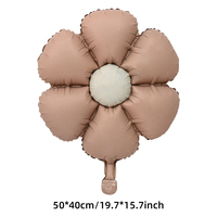 Nouveau petit ballon en aluminium en forme de fleur de marguerite blanche pour la Saint-Valentin, les mariages, les anniversaires, les décorations de fête, fournitures en gros