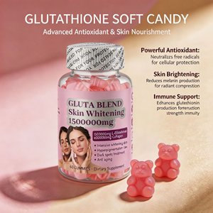 Custom OEM Soft Chews L-Glutathione Collagen Gummies For Even Skin Tone & Daily Beauty Wellness