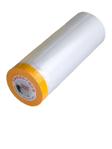Vente en gros Rouleau <span class=keywords><strong>de</strong></span> film <span class=keywords><strong>de</strong></span> <span class=keywords><strong>protection</strong></span> pour peinture automobile <span class=keywords><strong>Plastique</strong></span> <span class=keywords><strong>de</strong></span> masquage préenregistré avec fonction étanche à l'humidité pour la peinture automobile - Product Image 2