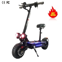 Double Motor Electric Scooter with Seat for Adult