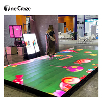 Nouvel écran LED tactile, mur vidéo, capteur Kinect, jeux interactifs au sol SAIO pour enfants, contenu LED au sol pour gymnase
