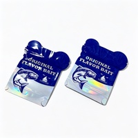 Sachets Mylar découpés sur mesure, formes spéciales, en plastique, anti-odeur, impression numérique, irréguliers, avec fermeture éclair à sécurité enfant, pour bonbons et produits comestibles, 3,5g