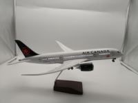 Maquette d'avion Boeing 787 Canadian Airlines en résine 1/130, cadeau d'affaires, éclairage sonore réaliste